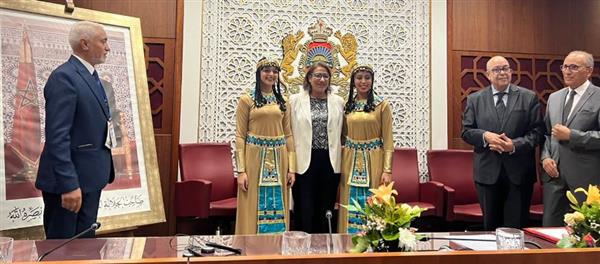"السلام " رسالة الفن المصرى للعالم من البرلمان المغربى