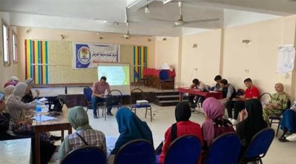 ورشة تدريبية بمركز شباب العريش في شمال سيناء