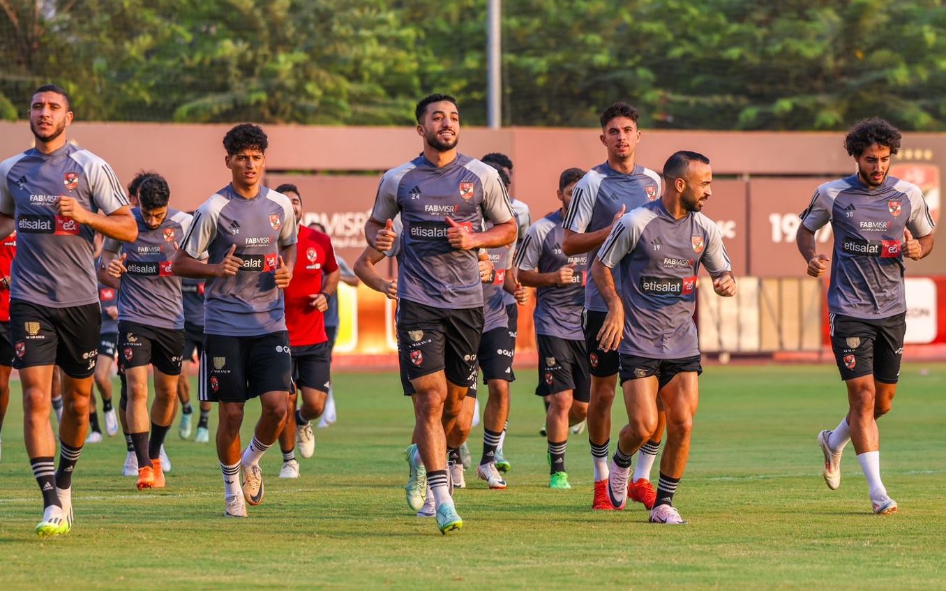 الدوري المصري .. الأهلي يختتم تدريباته استعدادًا لـ سيراميكا كليوباترا