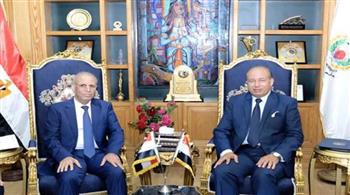   وفد سفارة العراق في رحاب جامعة المنصورة لبحث سبل التعاون الثنائي
