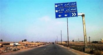   محافظ شمال سيناء : رفع كفاءة الطريق الدولي من العريش إلي بئر العبد