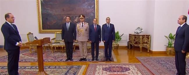 أحمد كجوك يؤدى اليمين الدستورية وزيرا للمالية أمام الرئيس السيسي 