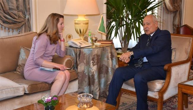 "أبو الغيط" يستقبل منسقة شبكة الأمم المتحدة ومديرة المنظمة الدولية للهجرة