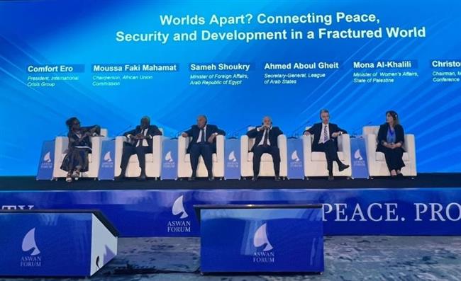 منتدى أسوان للسلام يبحث قضايا المناخ و إعادة الإعمار في يومه الثاني