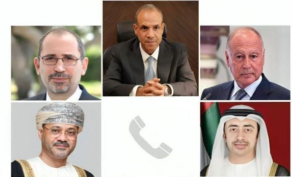 وزير الخارجية يتلقى اتصالات تهنئة من "أبو الغيط" ورئيس وزراء فلسطين بمناسبة توليه منصبه 