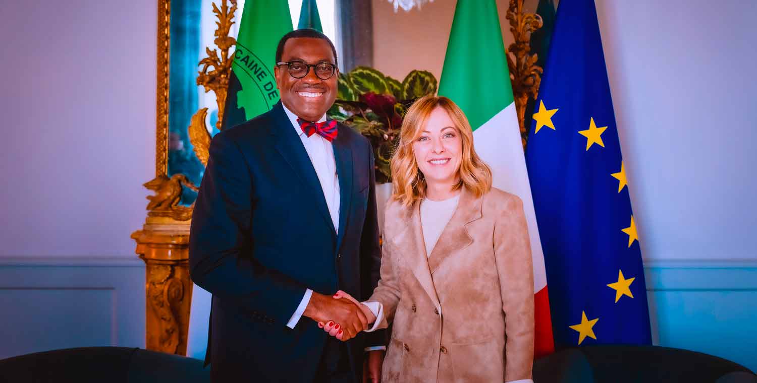 بنك التنمية الإفريقي وإيطاليا يعلنان عن شراكة بقيمة 400 مليون يورو