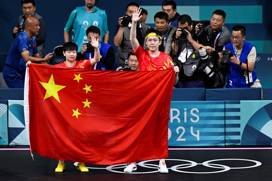 أولمبياد باريس 2024.. الصين تحقق ذهبية منافسات زوجي مختلط لتنس الطاولة