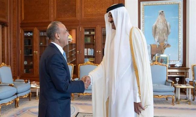أمير قطر يرحب بما تشهده العلاقات الثنائية مع مصر من تطور متسارع