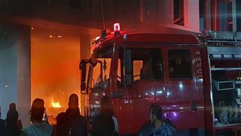   ارتفاع أعداد المصابين بحريق مستشفى مطروح لـ14 شخصًا 