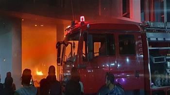 ارتفاع أعداد المصابين بحريق مستشفى مطروح لـ14 شخصًا 