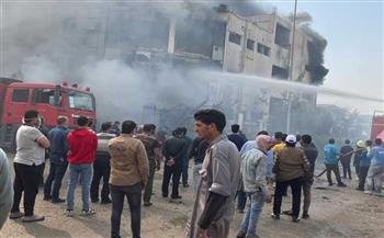   اندلاع حريق داخل مصنع بوابات فى مدينة 6 أكتوبر
