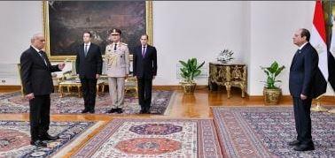 رئيس هيئة النيابة الإدارية الجديد يؤدى اليمين أمام الرئيس السيسى
