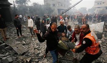   شهيدان جراء قصف الاحتلال منطقة الشيخ ناصر شرق مدينة خان يونس جنوب قطاع غزة