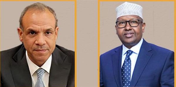 وزير الخارجية بدر عبد العاطي يتلقى تهنئة من نظيره الصومالي بمناسبة منصبه الجديد