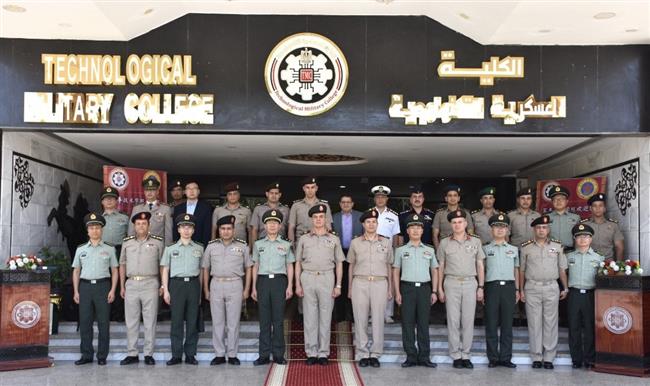 الكلية العسكرية التكنولوجية تستقبل وفدًا من جامعة العلوم للدفاع الوطنية الصينية