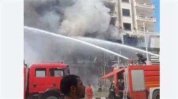 السيطرة على حريق هائل بحي جامعة المنصورة.. التفاصيل
