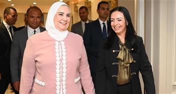   وزيرة التضامن تستقبل نيفين القباج في مقر الوزارة 
