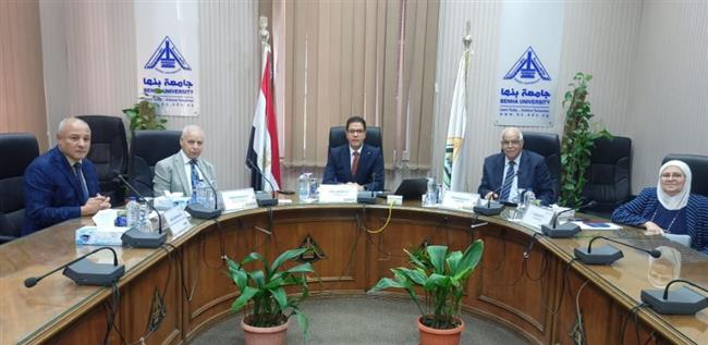 رئيس جامعة بنها يترأس لجنة اختيار عميد كلية الحاسبات والذكاء الاصطناعي  