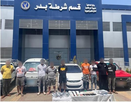 في أقل من 24 ساعة.. الأجهزة الأمنية تنجح في ضبط تشكيل واقعة سرقة عقار بـ بدر| فيديو