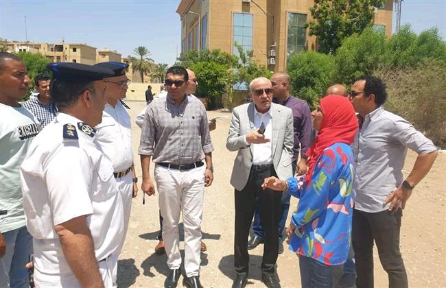 جولة ميدانية لـ محافظ الأقصر بمؤسسات المحافظة لمتابعة سير العمل