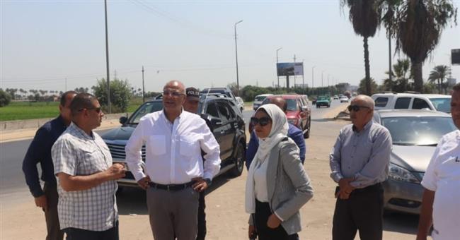 محافظ القليوبية يتابع أعمال تأهيل 5 حدائق بمدخل بنها  