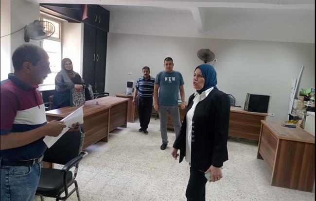 القليوبية: جولة تفقدية  لـ رئيس مدينة شبين القناطر في أول يوم عمل لها.. صور