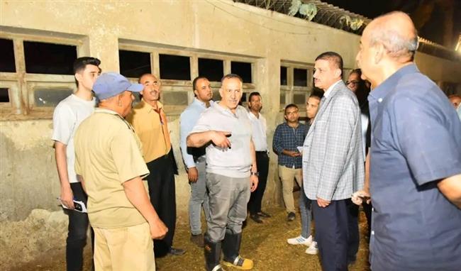 محافظ أسيوط يتابع ميدانياً استكمال تطوير محطة فريزيان الحمام بمركز أبنوب