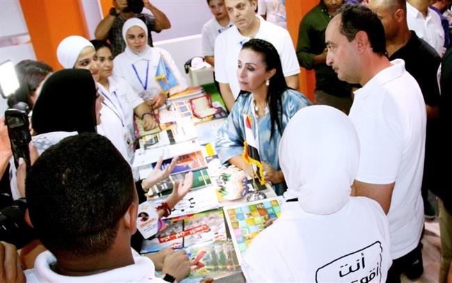وزيرة التضامن تتفقد أنشطة صندوق مكافحة الإدمان بـ مهرجان العلمين الجديدة  
