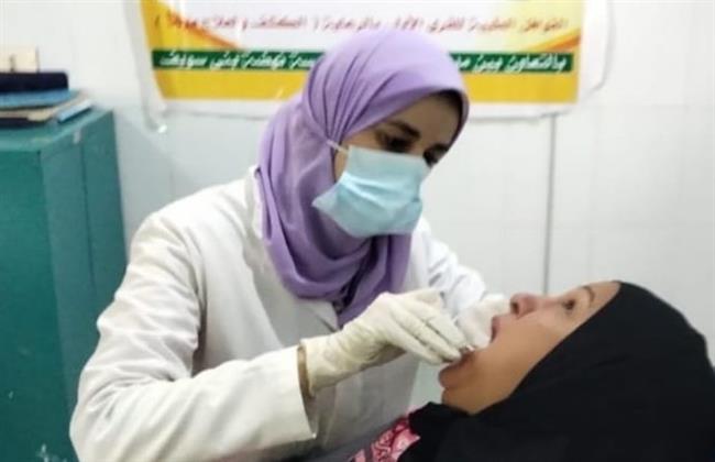 الكشف وتوفير العلاج بالمجان لـ600 مواطنا بالكوم الأحمر