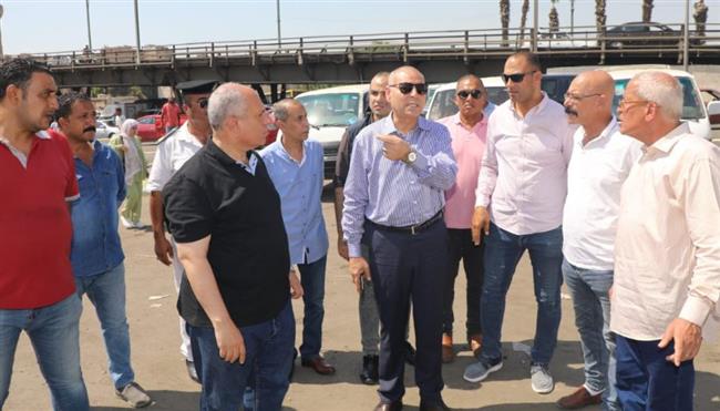 محافظ القاهرة يتابع أعمال التطوير الجارية بالمنطقة المحيطة بالقلعة بحى الخليفة