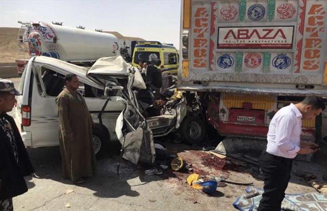 مصرع واصابة 18 شخصًا في حادث على طريق محور الضبعة