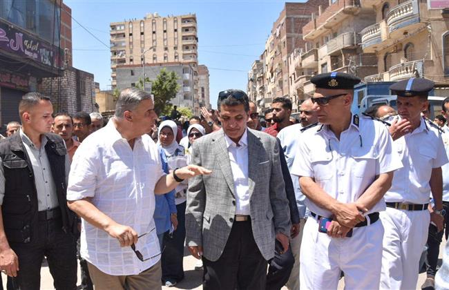 محافظ الإسكندرية يقود حملة مكبرة لإزالة مبان مخالفة وداهمة الخطورة