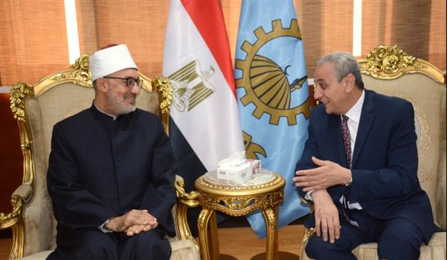 محافظ الغربية يستقبل مفتي الجمهورية لبحث سبل التعاون المشترك
