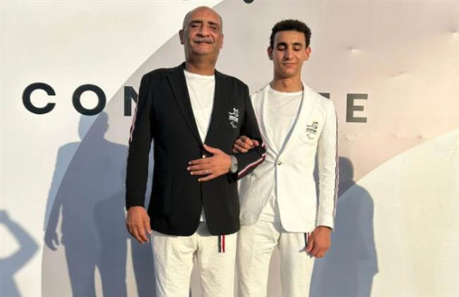 محمد سعيد لاعب منتخب كرة الهدف الأصغر سنًا في البعثة البارالمبية باريس 2024