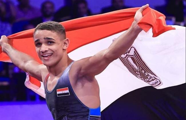 مصطفى حسين بطل المصارعة يستعد للمشاركة في بطولة العالم بـ إسبانيا