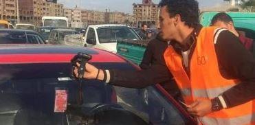 تحرير 1612 مخالفة عدم تركيب الملصق الإلكتروني خلال 24 ساعة