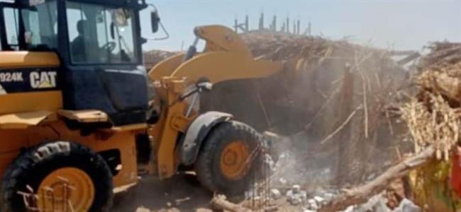 إزالة 37 حالة تعد على الأراضي الزراعية وأملاك الدولة من الموجة الـ23 بالبحيرة