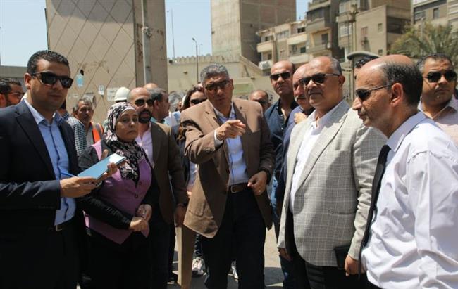 محافظ الجيزة يتفقد الخط الرابع لمترو الانفاق بالعمرانية 