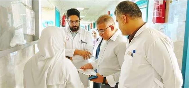 مدير "تأمين القليوبية" يتابع مستوى الخدمات الطبية المقدمة للمواطنين بمستشفى النيل 