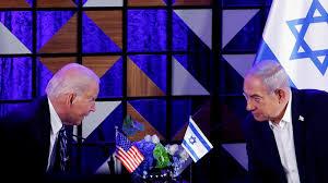بايدن ونتنياهو يناقشان عمليات نشر عسكري أمريكي لدعم إسرائيل
