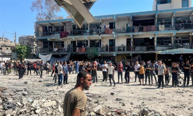 "الوطني الفلسطيني" يدين قصف الاحتلال مدرسة مصطفى حافظ في غزة
