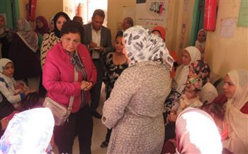 نائب وزير الصحة تتفقد وحدة صحة الشغبة بـ محافظة أسيوط