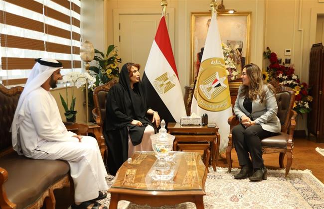 وزيرة التنمية المحلية تستقبل سفيرة دولة الإمارات