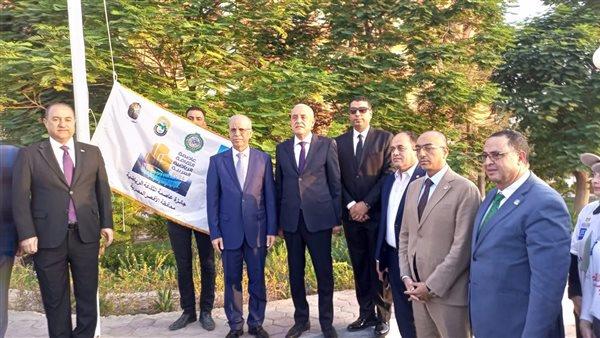 بحضور الجندي و السيد.. رئيس قطاع الرياضة نائبا عن الوزير لحضور مراسم رفع علم الاقصر عاصمة الثقافة الرياضية 