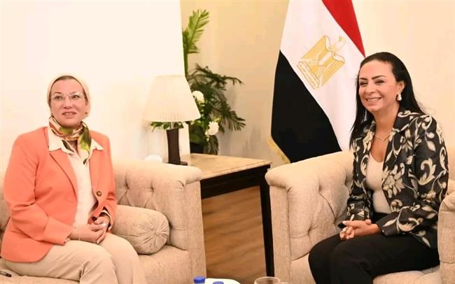 "مايا وياسمين" تبحثان تعزيز سبل التعاون بين الوزارتين