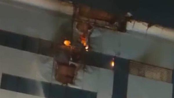 حريق داخل مستشفى مصر للطيران .. والحماية المدنية تحاول السيطرة عليه