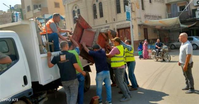 البحيرة تواصل حملات رفع الإشغالات بنطاق 4 مراكز