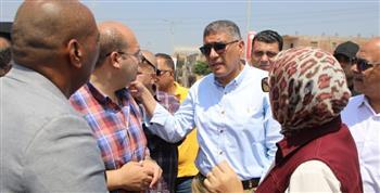 محافظ الجيزة: رصف وتطوير ورفع كفاءة طرق طراد النيل وترعة الزمر والبراجيل