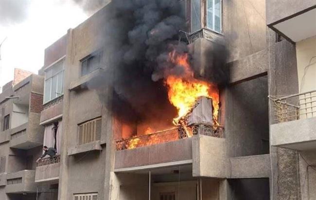 إخماد حريق داخل شقة سكنية في حدائق المعادي دون إصابات