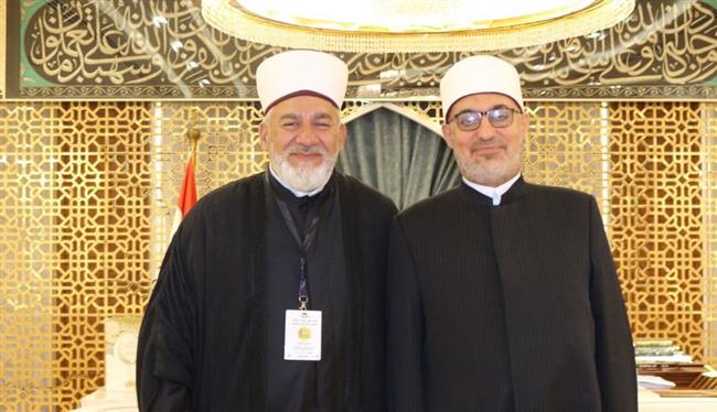 مفتي الجمهورية يستقبل مفتي صربيا 